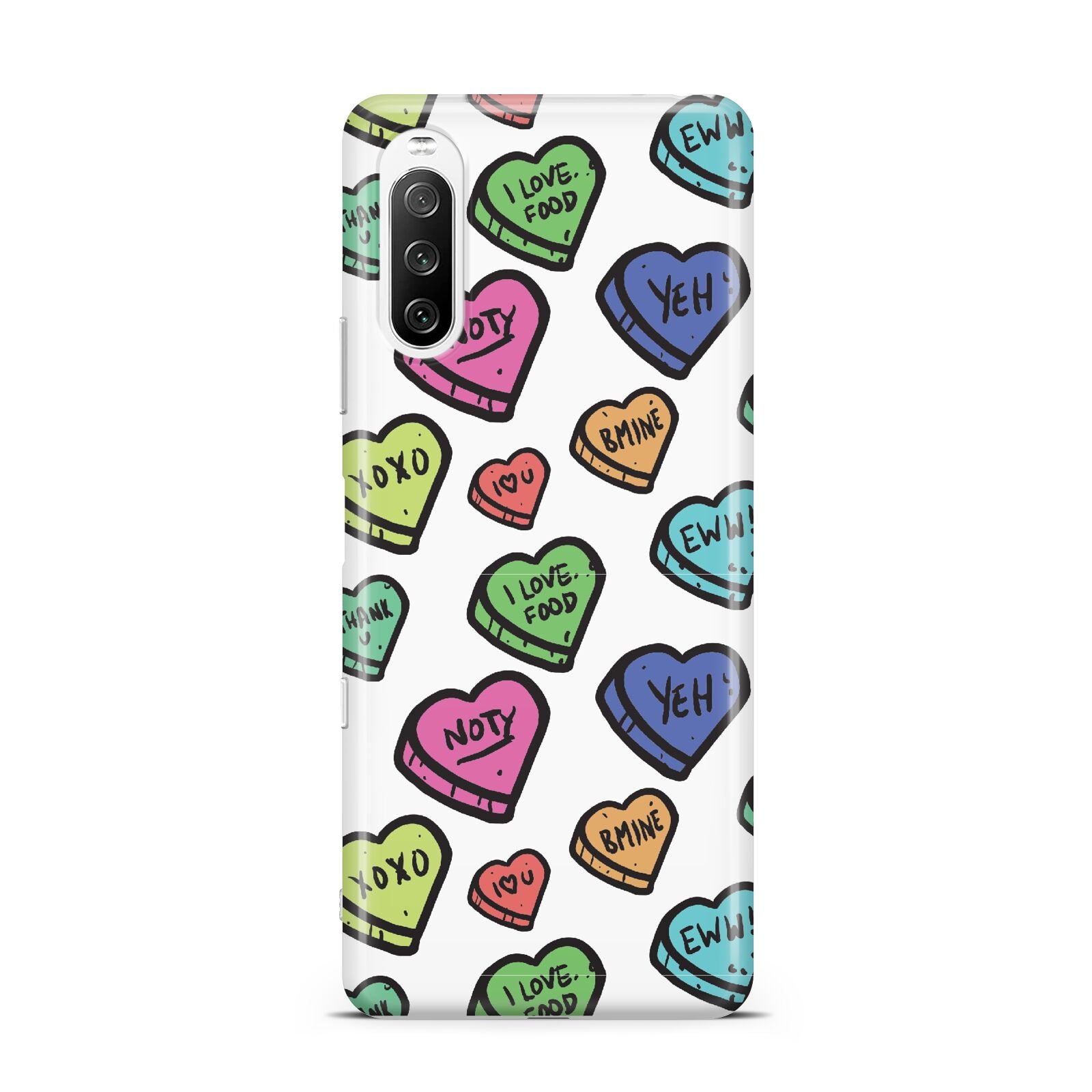 Valentines Love Heart Sweets Sony Xperia 10 III Case