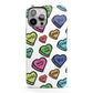 Valentines Love Heart Sweets iPhone 13 Pro Max Full Wrap 3D Tough Case