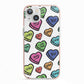 Valentines Love Heart Sweets iPhone 13 TPU Impact Case with Pink Edges