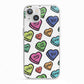 Valentines Love Heart Sweets iPhone 13 TPU Impact Case with White Edges