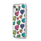 Valentines Love Heart Sweets iPhone 14 Plus Glitter Tough Case Starlight Angled Image