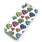 Valentines Love Heart Sweets iPhone 8 Bumper Case on Silver iPhone Alternative Image