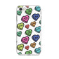 Valentines Love Heart Sweets iPhone 8 Bumper Case on Silver iPhone