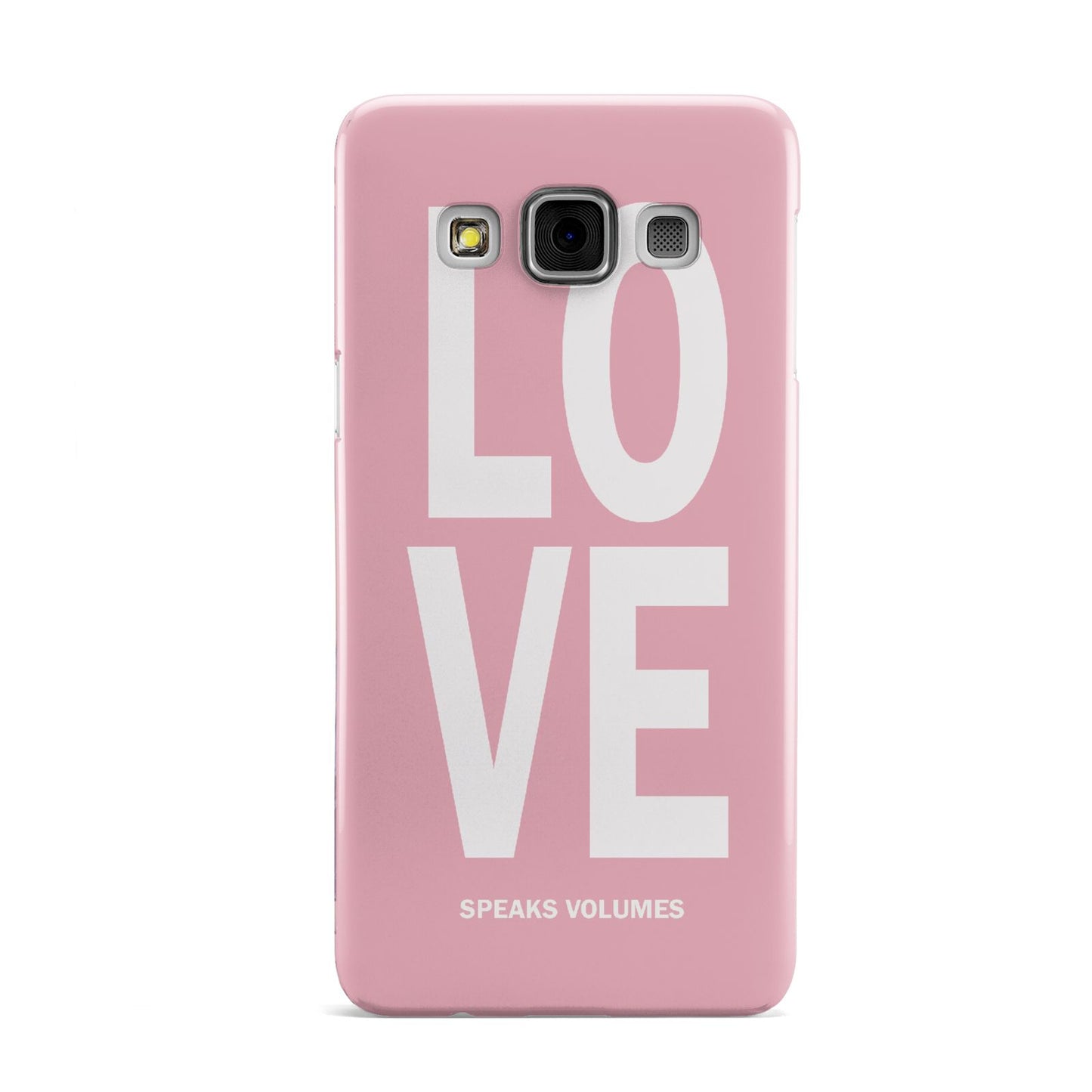 Valentines Love Speaks Volumes Samsung Galaxy A3 Case