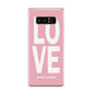 Valentines Love Speaks Volumes Samsung Galaxy Note 8 Case