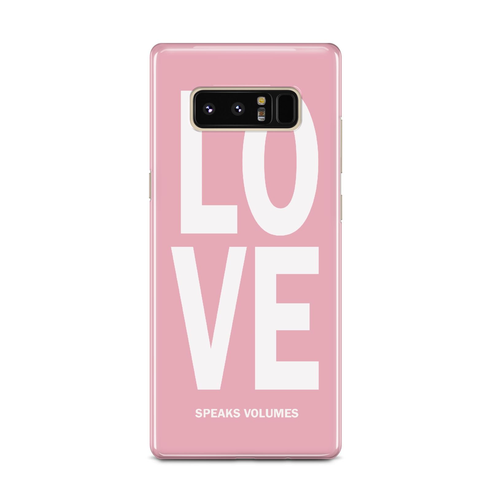 Valentines Love Speaks Volumes Samsung Galaxy Note 8 Case
