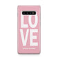 Valentines Love Speaks Volumes Samsung Galaxy S10 Plus Case