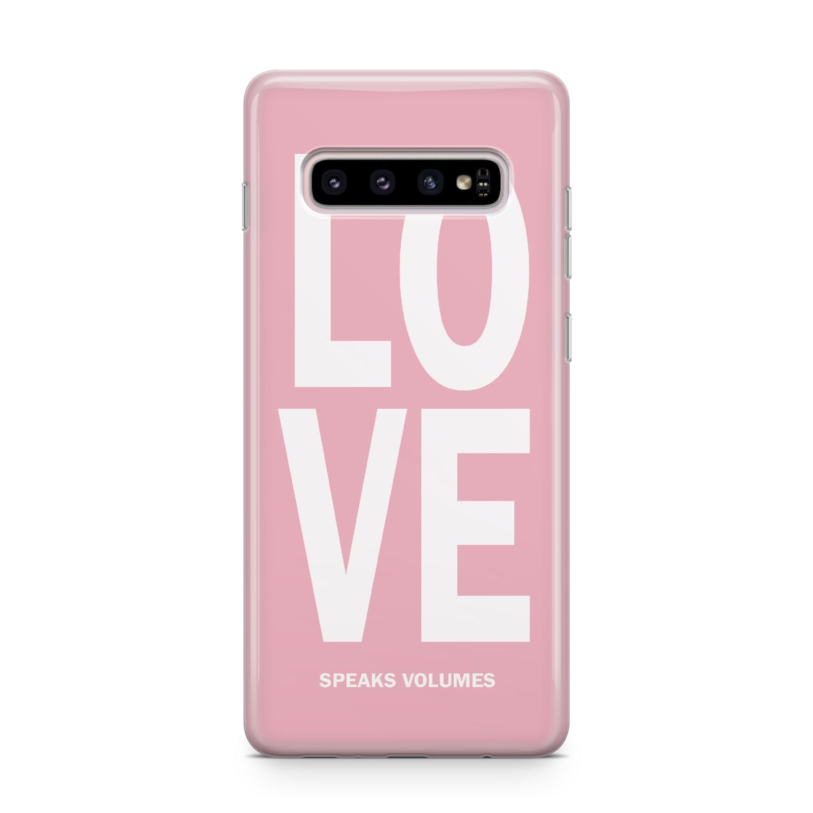 Valentines Love Speaks Volumes Samsung Galaxy S10 Plus Case