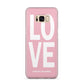 Valentines Love Speaks Volumes Samsung Galaxy S8 Plus Case