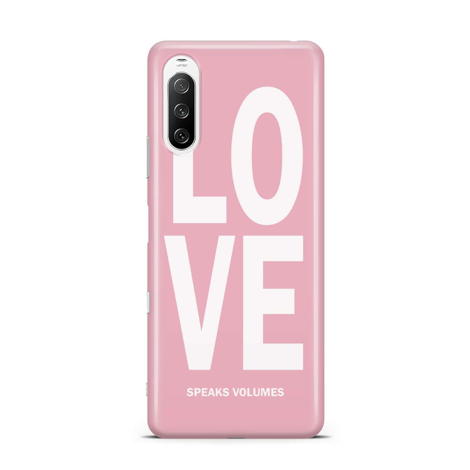 Valentines Love Speaks Volumes Sony Xperia 10 III Case