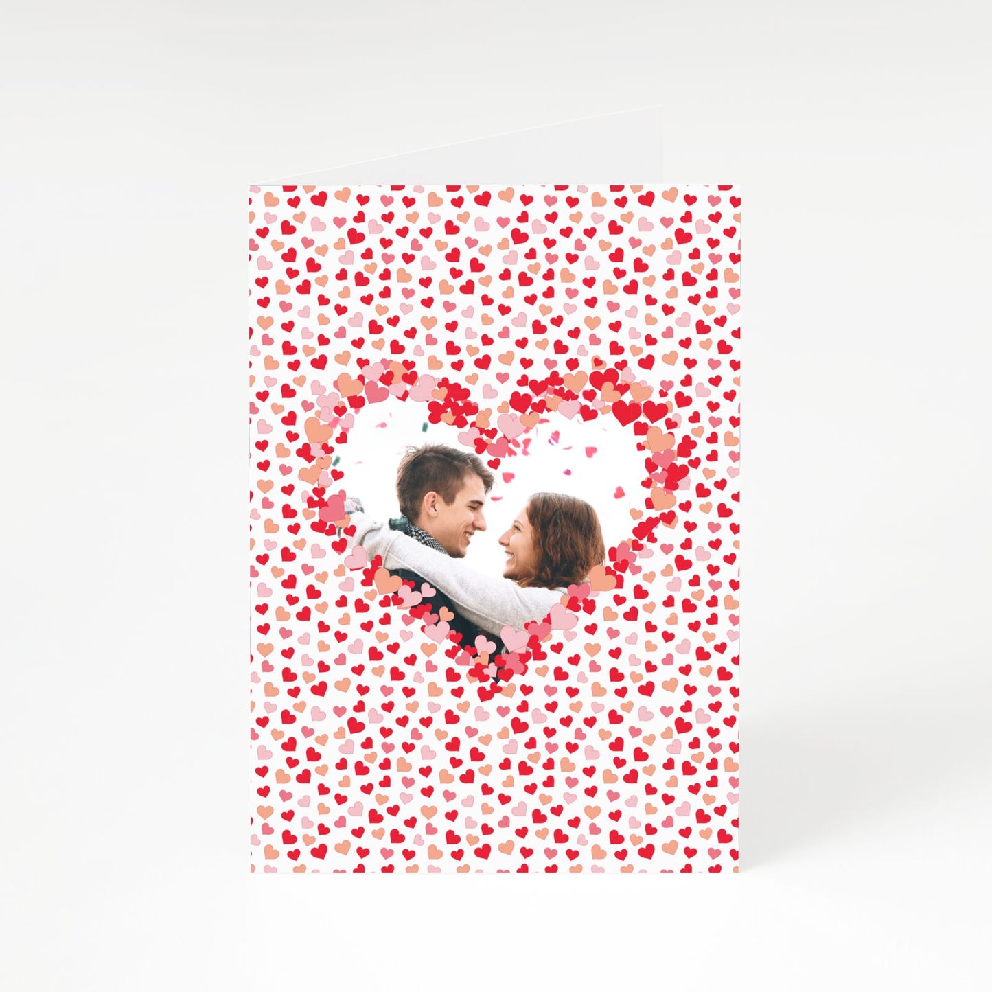 Valentines Photo Personalised A5 Greetings Card