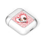 Valentines Photo Personalised AirPods Case Laid Flat