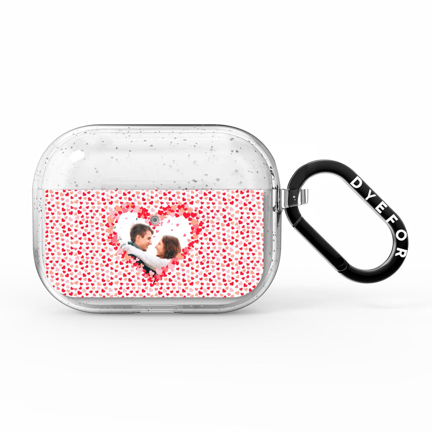 Valentines Photo Personalised AirPods Pro Glitter Case