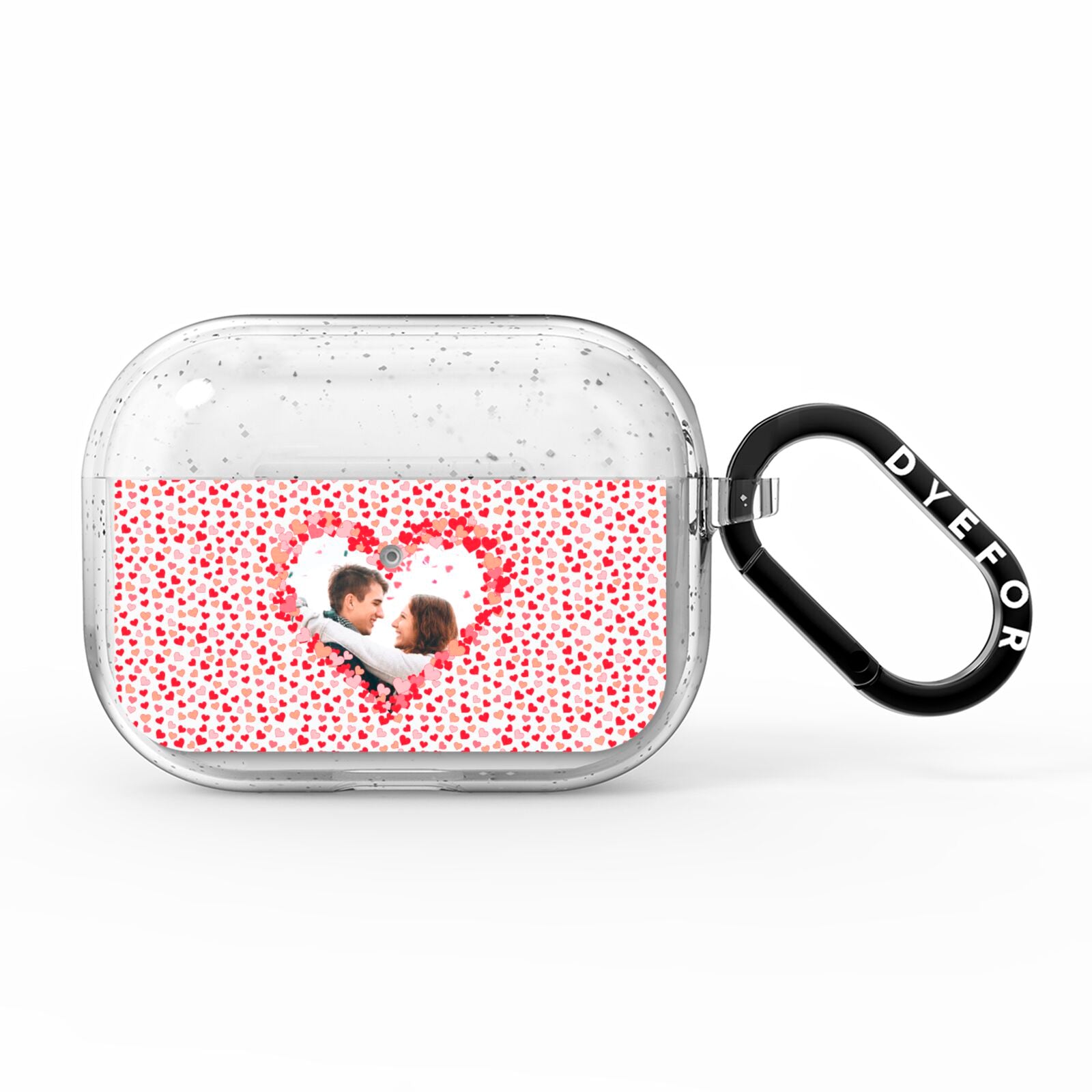 Valentines Photo Personalised AirPods Pro Glitter Case