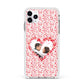 Valentines Photo Personalised Apple iPhone 11 Pro Max in Silver with White Impact Case