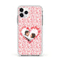 Valentines Photo Personalised Apple iPhone 11 Pro in Silver with White Impact Case