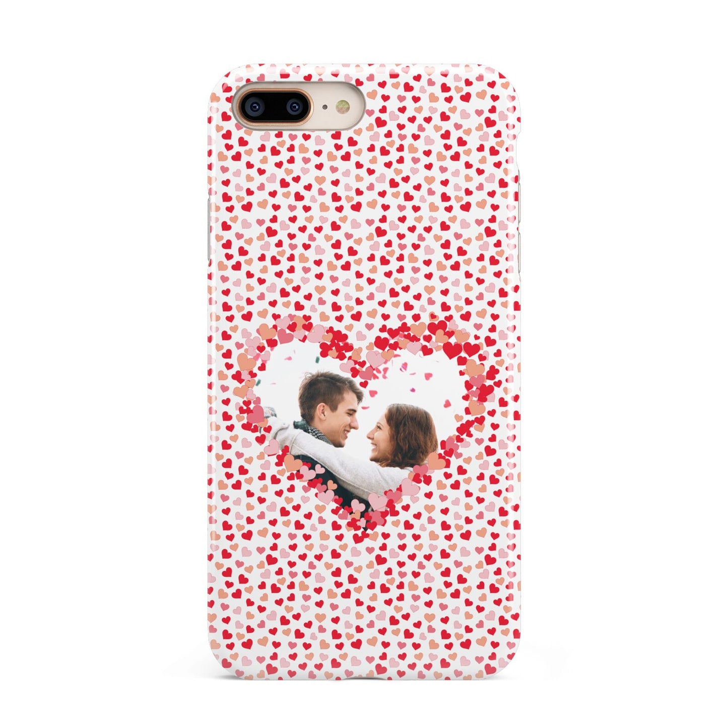 Valentines Photo Personalised Apple iPhone 7 8 Plus 3D Tough Case