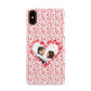 Valentines Photo Personalised Apple iPhone XS 3D Snap Case
