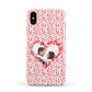 Valentines Photo Personalised Apple iPhone XS 3D Tough