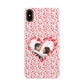 Valentines Photo Personalised Apple iPhone Xs Max 3D Snap Case