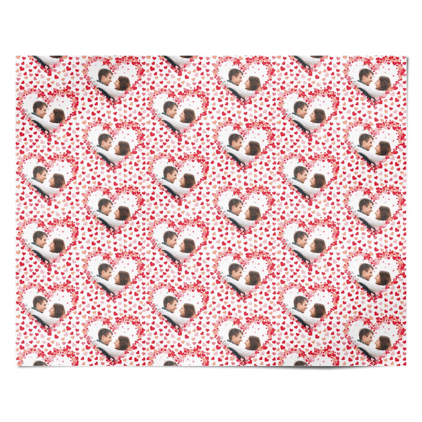 Valentines Photo Personalised Personalised Wrapping Paper Alternative
