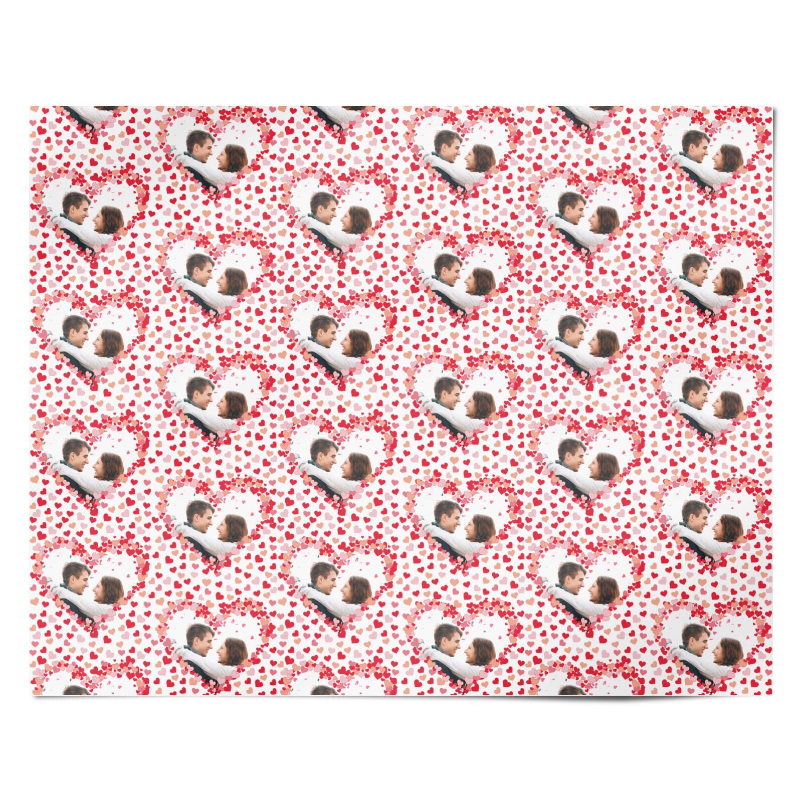 Valentines Photo Personalised Personalised Wrapping Paper Alternative