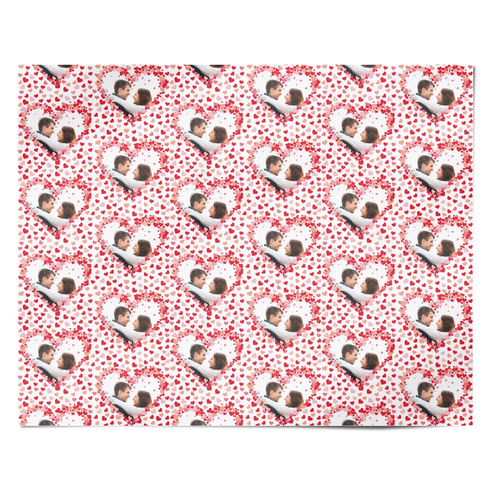 Valentines Photo Personalised Personalised Wrapping Paper Alternative