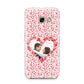 Valentines Photo Personalised Samsung Galaxy A3 2017 Case on gold phone