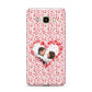 Valentines Photo Personalised Samsung Galaxy J7 2016 Case on gold phone