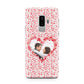 Valentines Photo Personalised Samsung Galaxy S9 Plus Case on Silver phone