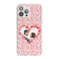 Valentines Photo Personalised iPhone 13 Pro Max Clear Bumper Case
