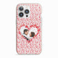 Valentines Photo Personalised iPhone 13 Pro TPU Impact Case with Pink Edges