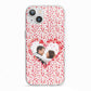 Valentines Photo Personalised iPhone 13 TPU Impact Case with White Edges