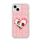 Valentines Photo Personalised iPhone 14 Plus Clear Tough Case Starlight