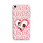 Valentines Photo Personalised iPhone 7 Bumper Case on Silver iPhone