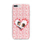 Valentines Photo Personalised iPhone 7 Plus Bumper Case on Silver iPhone