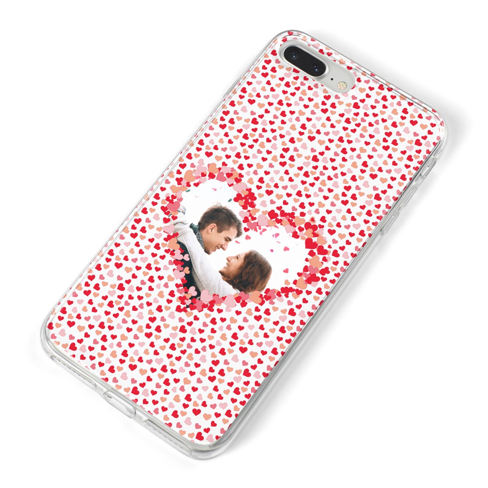 Valentines Photo Personalised iPhone 8 Plus Bumper Case on Silver iPhone Alternative Image