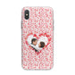 Valentines Photo Personalised iPhone X Bumper Case on Silver iPhone Alternative Image 1
