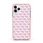 Valentines Pink Elephants Apple iPhone 11 Pro in Silver with Pink Impact Case