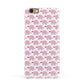 Valentines Pink Elephants Apple iPhone 6 3D Snap Case