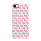 Valentines Pink Elephants Apple iPhone 7 8 3D Snap Case