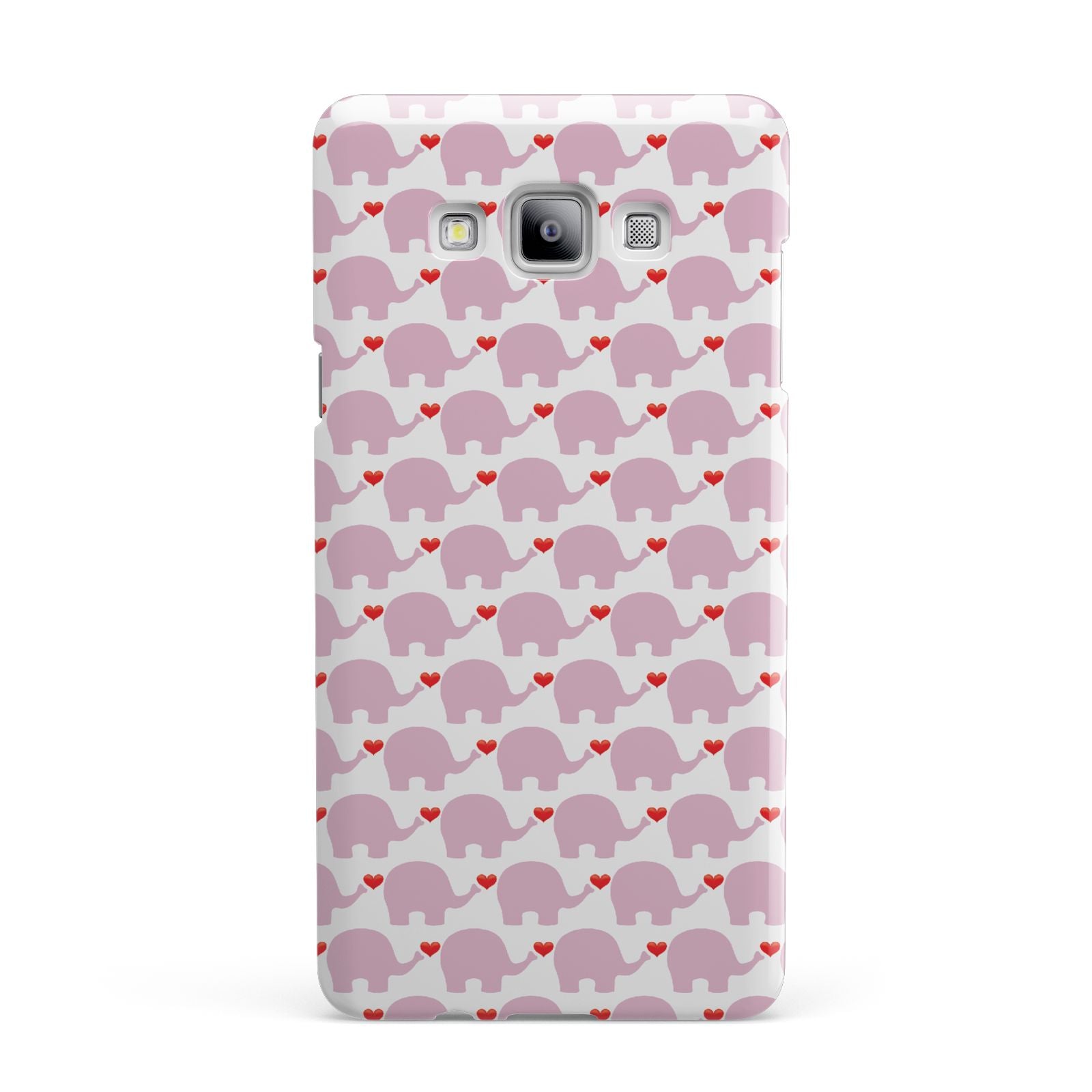 Valentines Pink Elephants Samsung Galaxy A7 2015 Case