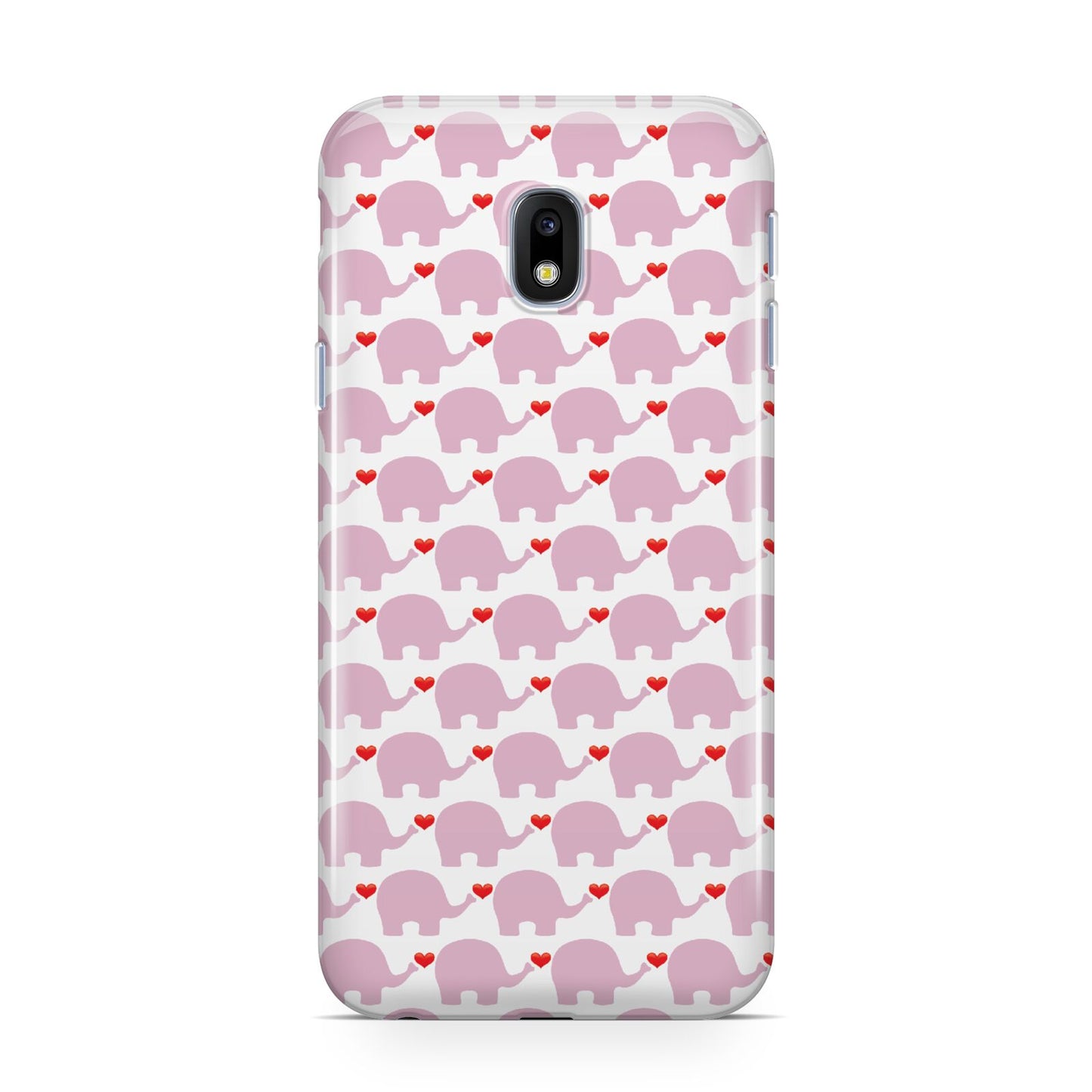 Valentines Pink Elephants Samsung Galaxy J3 2017 Case