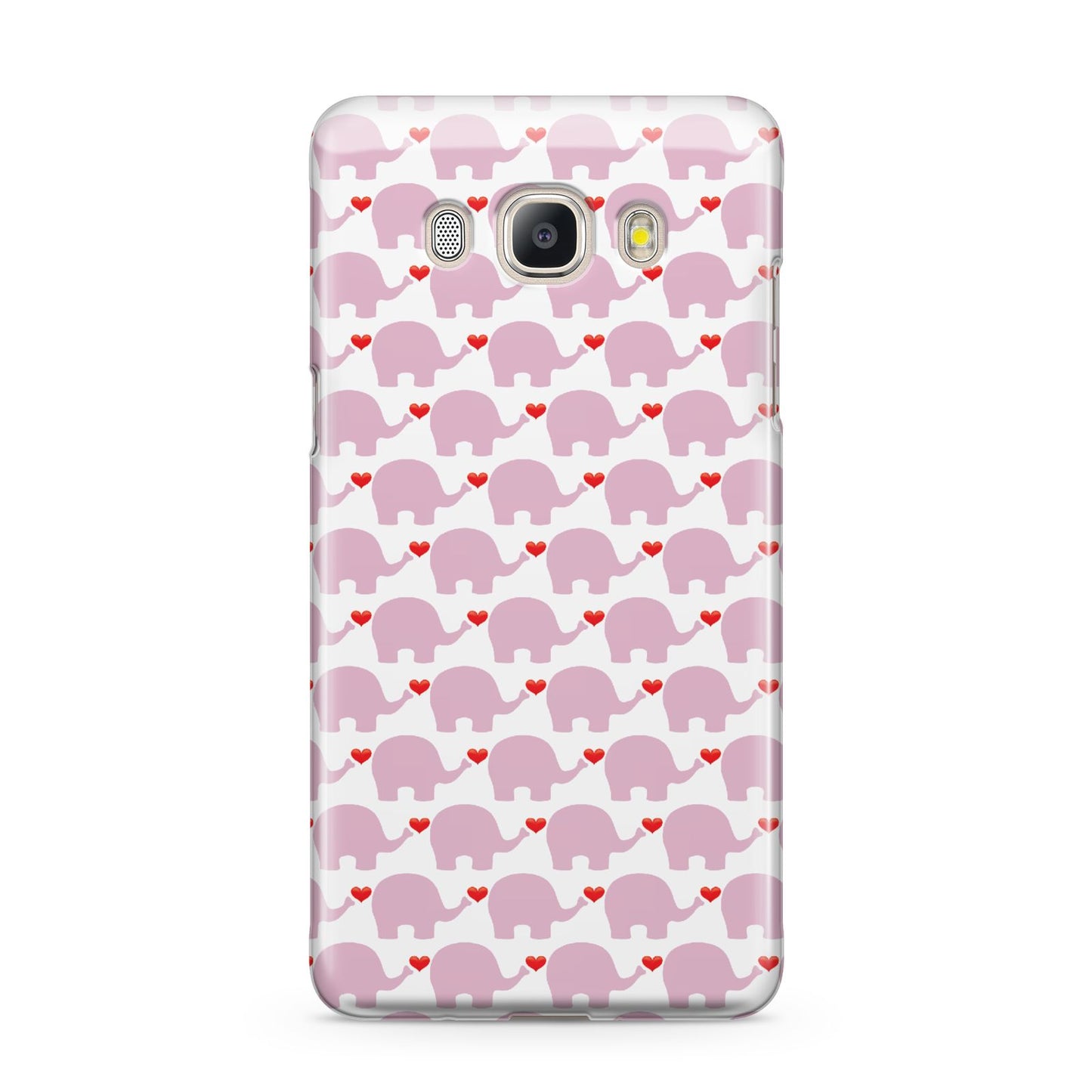 Valentines Pink Elephants Samsung Galaxy J5 2016 Case