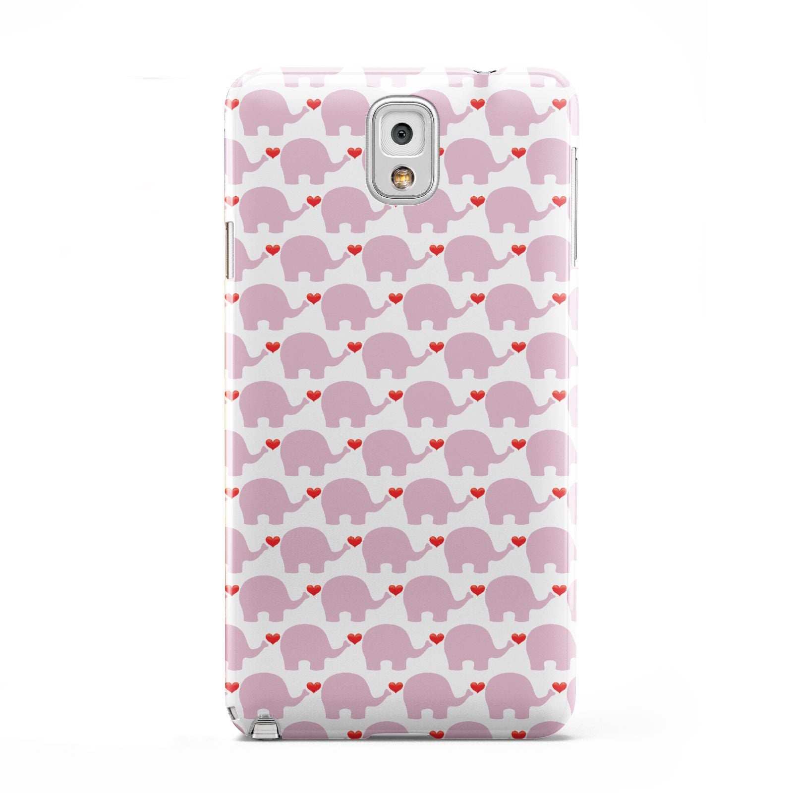 Valentines Pink Elephants Samsung Galaxy Note 3 Case