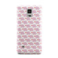 Valentines Pink Elephants Samsung Galaxy Note 4 Case