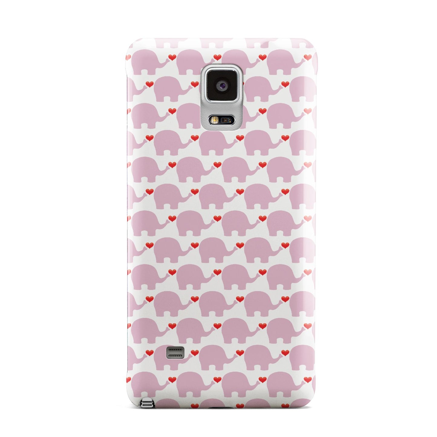 Valentines Pink Elephants Samsung Galaxy Note 4 Case