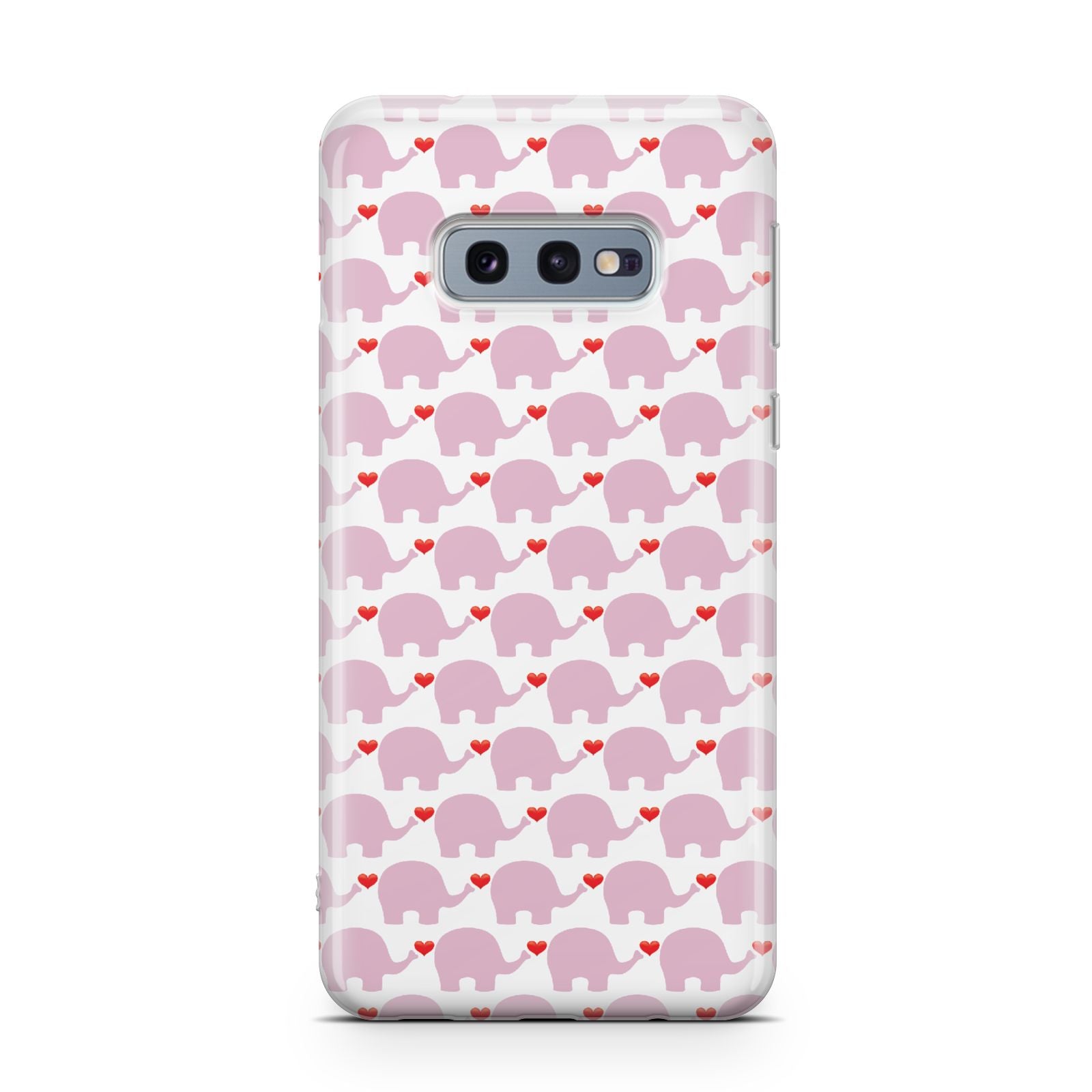 Valentines Pink Elephants Samsung Galaxy S10E Case