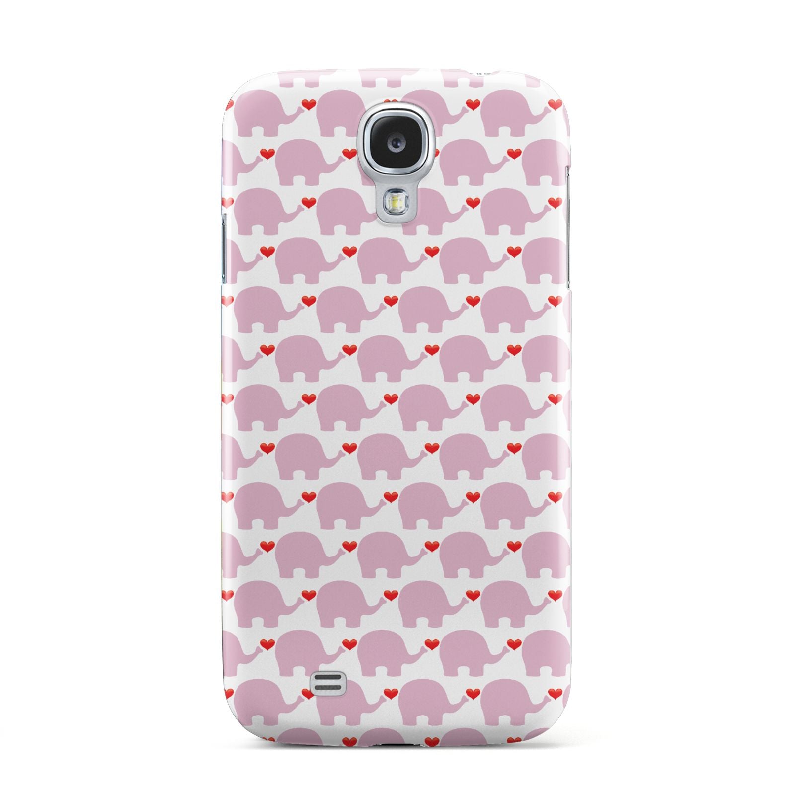 Valentines Pink Elephants Samsung Galaxy S4 Case