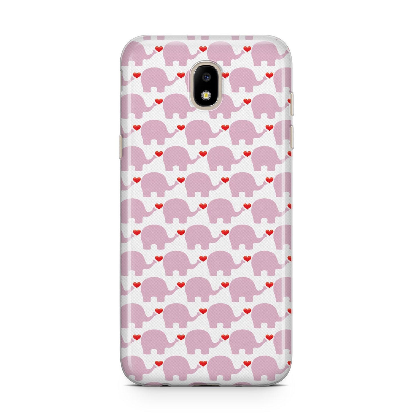 Valentines Pink Elephants Samsung J5 2017 Case